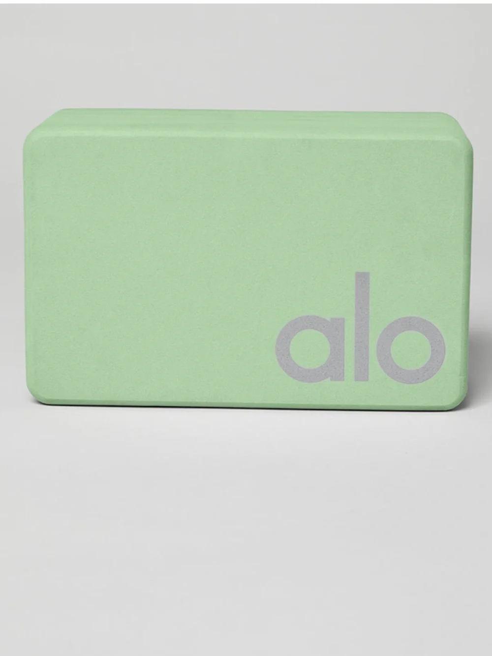 ALO Yoga Uplifting Yoga Block - Honeydew/Silver SoldOut Color New
